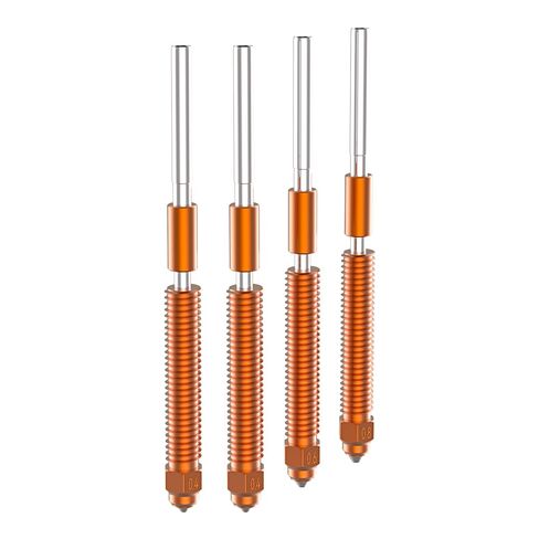 Creality K1C Nozzle Kit 4 PCS, High Flow Quick-Swap Nozzle Kit, Swift Installation Tipped Copper and Titanium Alloy Heatbreak Nozzle, Compatible with Creality K1C, K1 SE, Ender 3 V3 Plus 3D Printer in Saudi Arabia