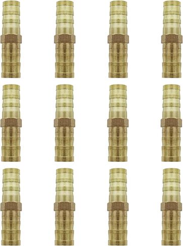 12 قطعة 3/8 بوصة (10 مم) تركيب خرطوم نحاسي، وصلة ربط شائكة نحاسية سداسية، وصلة بارب مستقيمة مناسبة للوقود والهواء والماء والزيت والغاز in Kuwait