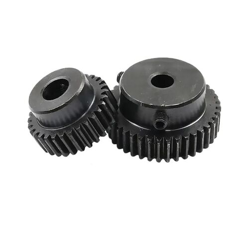 Spur Gear Pinion 1M 25Teeth 1 Mod Right Teeth 45# Steel Gear 6mm 8mm 10mm 12mm Hole Motor Rack Transmission(8mm,3pcs 1M 25 Teeth) in Saudi Arabia