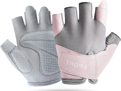 Mealah Workout Exercise Gloves for Women - Breathable Lightweight Fingerless Gym Gloves for Weightlifting Cycling Training in Saudi Arabia