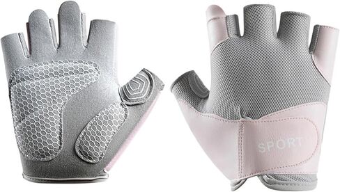 Mealah Workout Exercise Gloves for Women - Breathable Lightweight Fingerless Gym Gloves for Weightlifting Cycling Training in Saudi Arabia