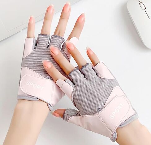 Mealah Workout Exercise Gloves for Women - Breathable Lightweight Fingerless Gym Gloves for Weightlifting Cycling Training in Saudi Arabia