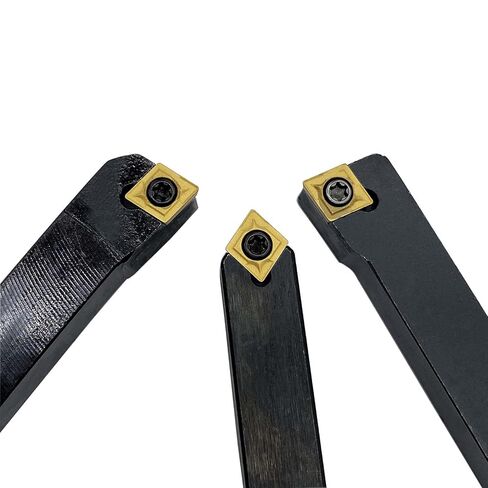 GBJ SCLCR SCLCL SCMCN 1010H06 حوامل تحول المخرطة قضبان مملة مع 3 قطع CCMT060204 CCMT 21.51 إدراجات تحول للفولاذ والحديد المقاوم للصدأ (3/8 بوصة SCLCR+SCLCL+SCMCN) in Kuwait