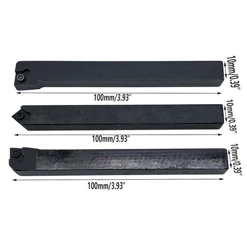 GBJ SCLCR SCLCL SCMCN 1010H06 حوامل تحول المخرطة قضبان مملة مع 3 قطع CCMT060204 CCMT 21.51 إدراجات تحول للفولاذ والحديد المقاوم للصدأ (3/8 بوصة SCLCR+SCLCL+SCMCN) in Kuwait