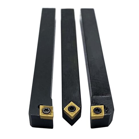 GBJ SCLCR SCLCL SCMCN 1010H06 حوامل تحول المخرطة قضبان مملة مع 3 قطع CCMT060204 CCMT 21.51 إدراجات تحول للفولاذ والحديد المقاوم للصدأ (3/8 بوصة SCLCR+SCLCL+SCMCN) in Kuwait