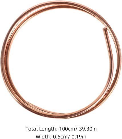 أنابيب نحاسية 5 مم Od X 4 مم Id ملف ناعم قابل للانحناء 1 متر أنبوب نحاس نقي لوحدة Hvac Ac للتبريد DIY وتكييف الهواء السكني in Kuwait