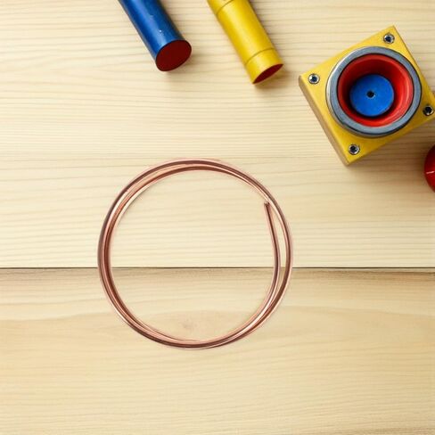 أنابيب نحاسية 5 مم Od X 4 مم Id ملف ناعم قابل للانحناء 1 متر أنبوب نحاس نقي لوحدة Hvac Ac للتبريد DIY وتكييف الهواء السكني in Kuwait