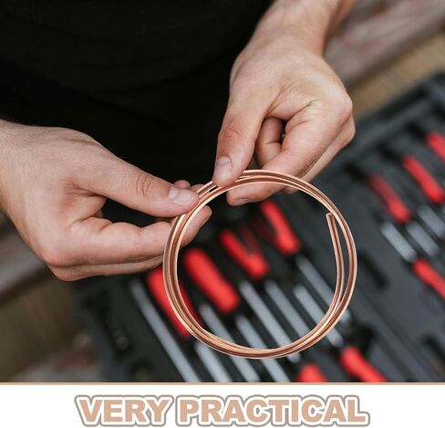 أنابيب النحاس 5 مم Od X 4 مم Id لفائف النحاس الناعمة 1 متر لفة لنظام التبريد Hvac DIY الاستخدام الصناعي in Kuwait