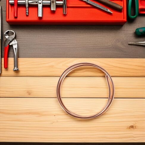 أنابيب النحاس 5 مم Od X 4 مم Id لفائف النحاس الناعمة 1 متر لفة لنظام التبريد Hvac DIY الاستخدام الصناعي in Kuwait