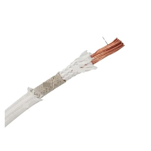 High Temperature Mica Braided Wire, High Temp Electromagnetic Heating Wire Mica Copper Nickel 9-20 AWG Flame Retardant 95m Roll(Plate Niclel,15AWG 1.5mm2) in Saudi Arabia