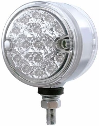 United Pacific 39562 Light Auxiliary Light ، 15 LED 3 "Dual Function Reflector Double Face Light ، Amber & Red LED/Clear Clear in Saudi Arabia