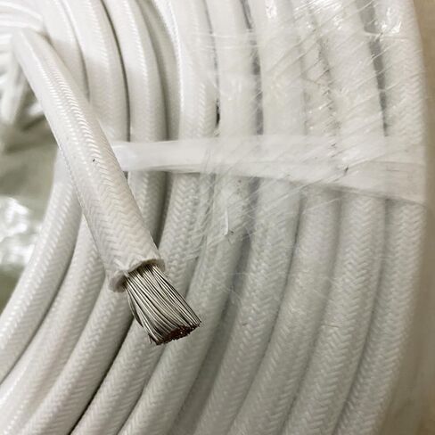 سلك ميكا مجدول بدرجة حرارة عالية، كابل سيليكون ميكا مجدول 6 AWG سلك نحاسي معلب مقاوم للهب 300 درجة 1-10 متر (1 متر) in Saudi Arabia