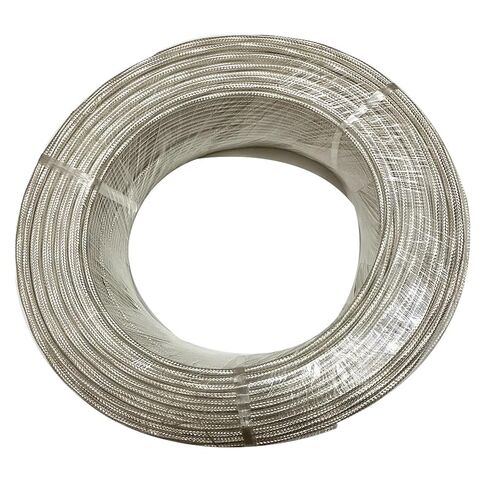 High Temperature Mica Braided Wire, PT100 High Temperature Thermocouple Compensation Cable 3 Core Silver Plated PTFE 0.2mm2 in Saudi Arabia