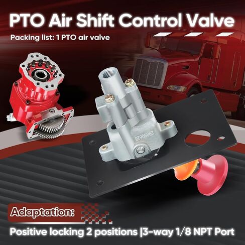 PTO Air Switch Control Valve Compatible with Positive locking 2 positions|3-way，Power Take-Off Replaces Parker 328863X 118373 L-40716 in Kuwait