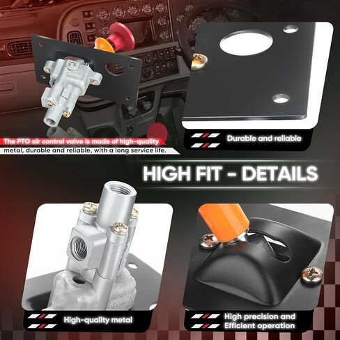 PTO Air Switch Control Valve Compatible with Positive locking 2 positions|3-way，Power Take-Off Replaces Parker 328863X 118373 L-40716 in Kuwait