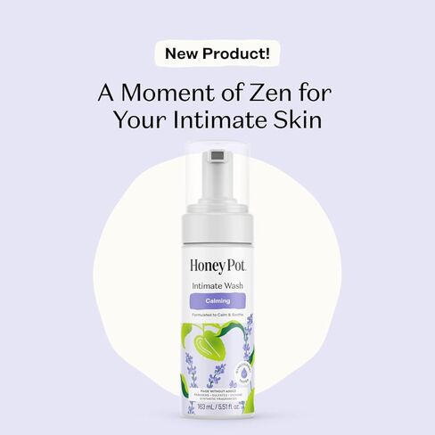 Honey Pot - Feminine Wash - Herbal Infused – Non Cooling - Sensitive Skin Types - PH Balanced Plant Based Hygiene Products - Calming - 5.51 Fluid Oz in Kuwait