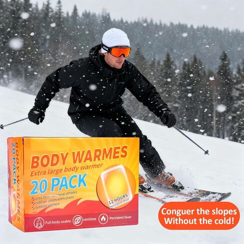 تدفئة اليد، رقع علاجية حرارية طويلة الأمد، تصميم نحيف للغاية، دفء يتغلغل بعمق، عديم الرائحة وصديق للبشرة، راحة تصل إلى 4 ساعات، تناسب الملابس تحت in Kuwait