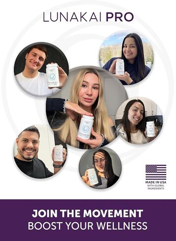 Lunakai PRO USA Made NMN Supplement 500mg 6-in-1 with TMG & Resveratrol 98% - Daily NAD+ & Energy Support for Healthy Aging & Cellular Health, Nicotinamide Mononucleotide, 60 Capsules in Kuwait