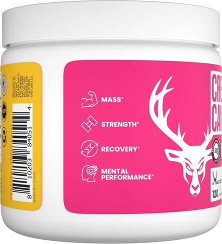 Bucked Up Creatine Candy Tropical Blast | Micronized Creatine Monohydrate | 120 Chewable Tablets, 24 Servings | Fizzy Creatine No Water Needed | Non GMO Gluten Free Third Party Tested in Saudi Arabia