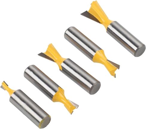 قاطعة تتوافق مع فتحات النجارة واللسان متوافقة مع آلات نحت الساق مقاس 1/2 بوصة وأجهزة توجيه القطع، سبيكة مطلية in Kuwait