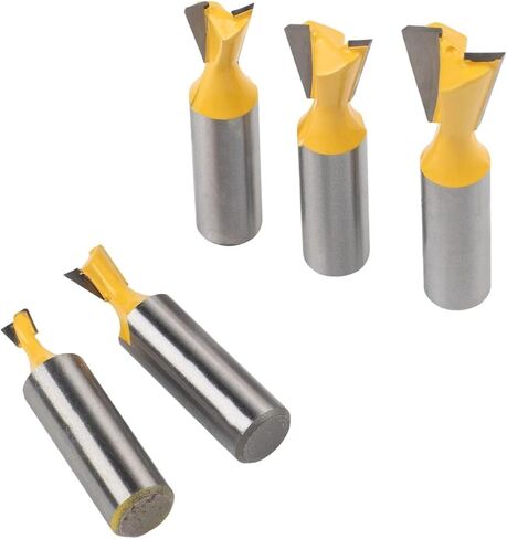 قاطعة تتوافق مع فتحات النجارة واللسان متوافقة مع آلات نحت الساق مقاس 1/2 بوصة وأجهزة توجيه القطع، سبيكة مطلية in Kuwait