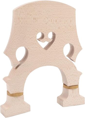 Alomejor Double Bass Bridge,Adjustable Precision Fit Upright Bass Bridge with Brass Screw for Musicians Students Professionals Home Studio Repair in Kuwait