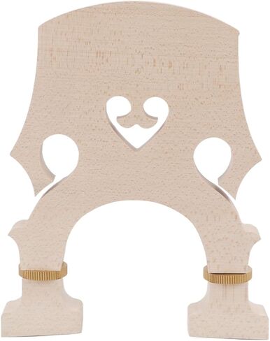 Alomejor Double Bass Bridge,Adjustable Precision Fit Upright Bass Bridge with Brass Screw for Musicians Students Professionals Home Studio Repair in Kuwait