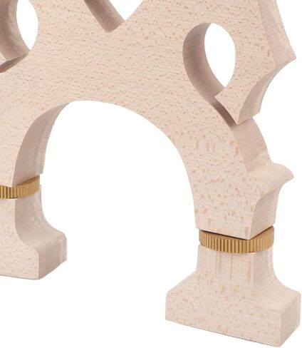 Alomejor Double Bass Bridge,Adjustable Precision Fit Upright Bass Bridge with Brass Screw for Musicians Students Professionals Home Studio Repair in Kuwait