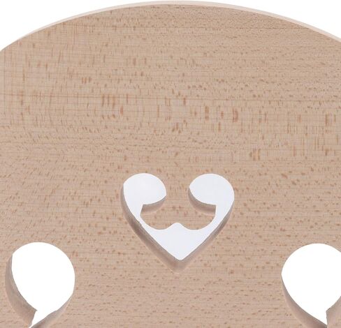 Alomejor Double Bass Bridge,Adjustable Precision Fit Upright Bass Bridge with Brass Screw for Musicians Students Professionals Home Studio Repair in Kuwait