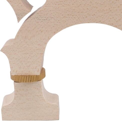 Alomejor Double Bass Bridge,Adjustable Precision Fit Upright Bass Bridge with Brass Screw for Musicians Students Professionals Home Studio Repair in Kuwait