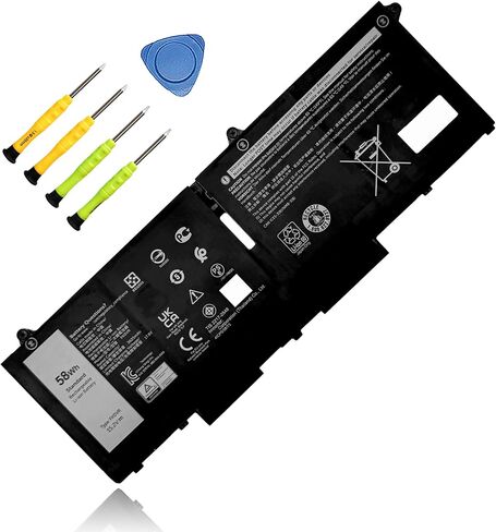 63Wh RJ40G Replacement Laptop Battery for Dell Precision 15 3560 Latitude 14 5420 Latitude 15 5520 Series P137G P137G001 P104F P104F001 M033W WY9DX 01K2CF 0M3KCN 075X16 0WK3F1 005R42 3941mAh in Kuwait