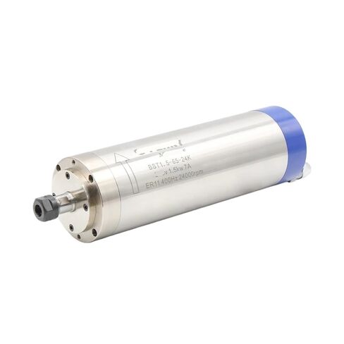 1.5kw ER11 D = 65 مللي متر محرك المغزل المبرد بالماء 400 هرتز 24000 دورة في الدقيقة 4 قطعة محامل (110 فولت) in Saudi Arabia