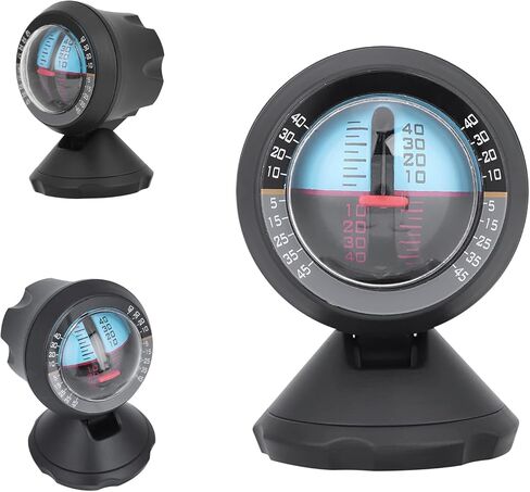 Car Inclinometer Accurate Angle Slope Tilt Indicator for Vehicle Interior Decor Suitable for Monitoring Road Conditions in Kuwait