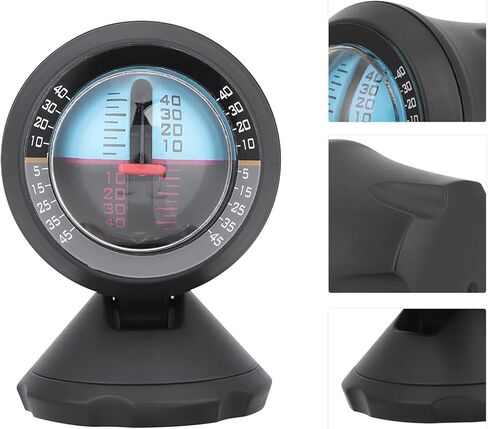 Car Inclinometer Accurate Angle Slope Tilt Indicator for Vehicle Interior Decor Suitable for Monitoring Road Conditions in Kuwait