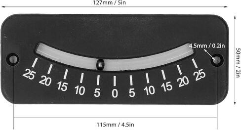 Tube Clinometer Horizontal Micro Angle Tester Accurate Slope Indicator for RV Woodworking Leveling, Durable ABS Material Design for Versatile Use in Saudi Arabia