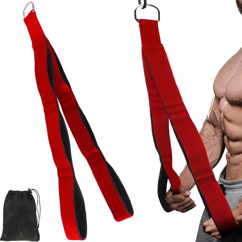 Tricep Rope, tricep Pull Down Attachment with Carry Bag, tricep Rope Cable Attachment for Pull Downs, Strength Training, arm Training, Facepulls and Perfect for Professional Gym in Saudi Arabia