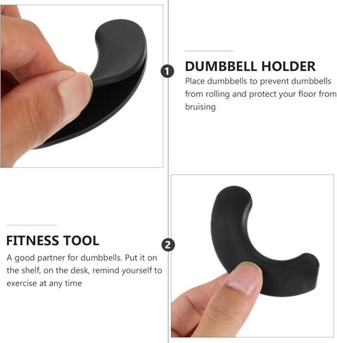 BESPORTBLE 20pcs Dumbbell Holder Pads Shockproof Protection Cushion Fitness Equipment Slip Workout Accessories for Home Gym Use in Saudi Arabia
