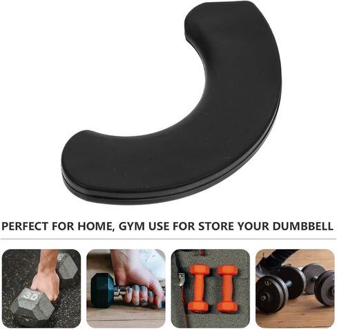 BESPORTBLE 20pcs Dumbbell Holder Pads Shockproof Protection Cushion Fitness Equipment Slip Workout Accessories for Home Gym Use in Saudi Arabia