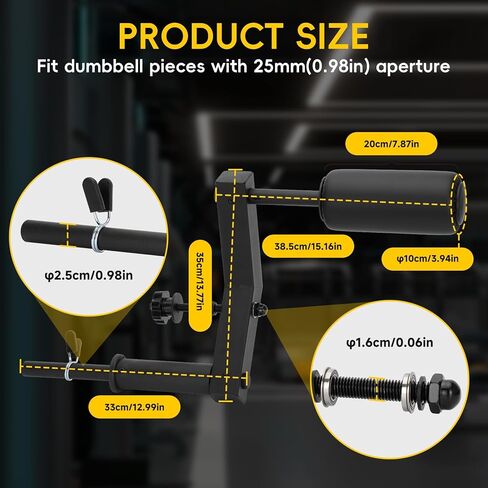 MARGAR Neck Trainer for Power Rack, 4-Way Neck Machine Attachment for 2x2 Cage, Neck Strengthener for BJJ, MMA & Football, Plate Loaded Neck Workout Equipment, 110LB Capacity in Saudi Arabia