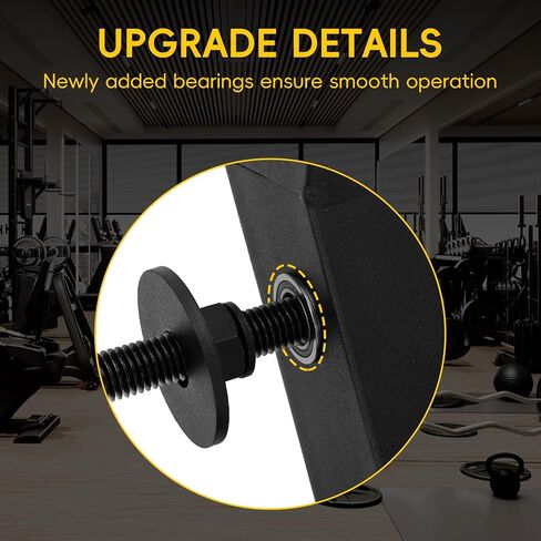 MARGAR Neck Trainer for Power Rack, 4-Way Neck Machine Attachment for 2x2 Cage, Neck Strengthener for BJJ, MMA & Football, Plate Loaded Neck Workout Equipment, 110LB Capacity in Saudi Arabia