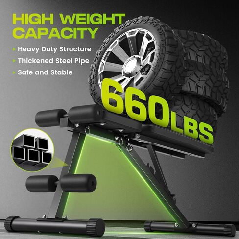 ANCHEER Basic Weight Bench for Home Gym, 660LBS Fast Foldable Workout Bench Press for Home Gym Strength Training, 8 Adjustable Backrests Incline/Flat/Decline Full Body Exercise - New Version in Saudi Arabia
