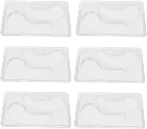 Reusable DIY Eyecare Forms Set 12 Pack Transparent Eye Patch Maker Tray Safe Skin Friendly Customizable Face Mask Tools in Kuwait