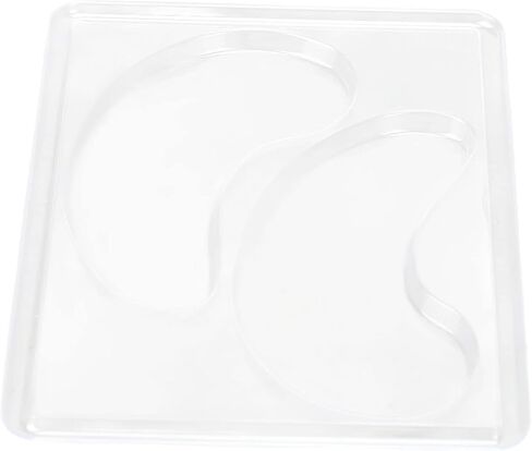 Reusable DIY Eyecare Forms Set 12 Pack Transparent Eye Patch Maker Tray Safe Skin Friendly Customizable Face Mask Tools in Kuwait