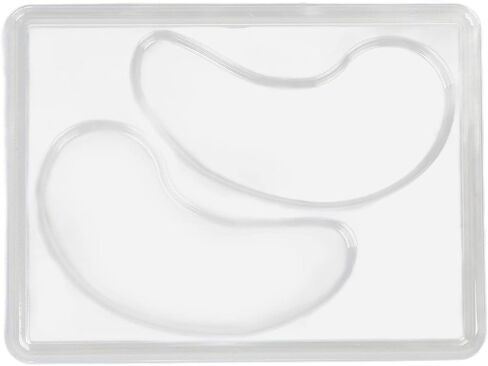 Reusable DIY Eyecare Forms Set 12 Pack Transparent Eye Patch Maker Tray Safe Skin Friendly Customizable Face Mask Tools in Kuwait