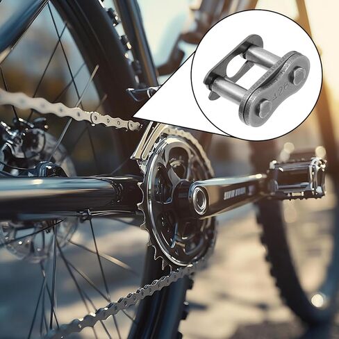 30 قطعة 5 أحجام سلسلة الأسطوانة ربط الروابط الكربون الصلب الملعب موصل رئيسي رابط قياسي ربط سبليت لينك الثقيلة الأسطوانة سلسلة ربط الروابط in Kuwait