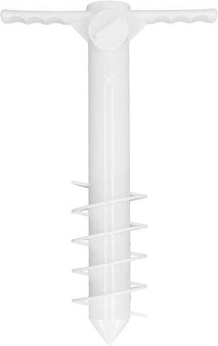 HEEPDD Beach Umbrella Sand Anchor Heavy Duty with Screws for Outdoor Use, Screws for Outdoor Use, 5 Spiral Hooks for Umbrellas with 25mm to 32mm Diameter Poles Beach Umbrella Sand in Saudi Arabia