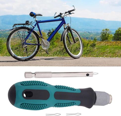 Nipple Screwdriver Nipple Removal & Insertion Tool Bicycles Rims Spokes Screwdriver with Handle Bike Nipple Driver Tool in Saudi Arabia