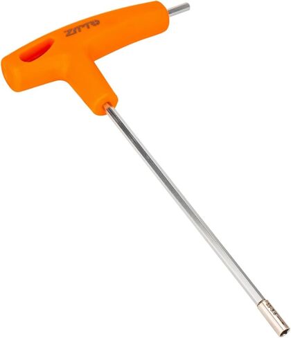T handle Socket Wrench, Alloy Steel Secret Spoke Cap Spanner Tool with 3.2MM Square Hole, Compact Repair Kit for Bicycle Maintenance​ (Square Hole (3.6MM)) in Saudi Arabia