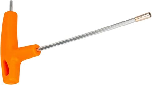 T handle Socket Wrench, Alloy Steel Secret Spoke Cap Spanner Tool with 3.2MM Square Hole, Compact Repair Kit for Bicycle Maintenance​ (Square Hole (3.6MM)) in Saudi Arabia