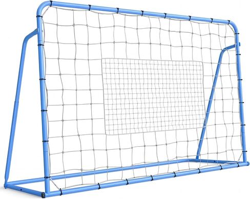6x4 ft Soccer Rebounder, Adjustable Angle Heavy Duty Soccer Training Net with Steel Frame, Portable Football Rebounder for Solo & Team Practice,Passing & Control Training Equipment for Backyard, Field in Kuwait